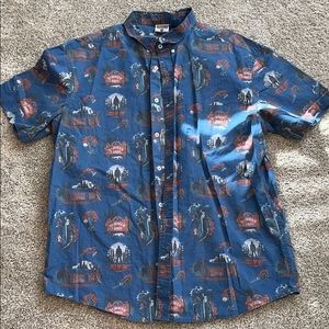 Creepy Co Friday the 13th button down